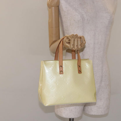 Louis Vuitton Reade Handbag Monogram Vernis, BEIGE, PATENT_LEATHER, Handbag