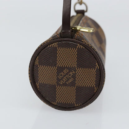 Louis Vuitton Papillon Pochette Damier, BROWN, CANVAS, Clutche & pouche