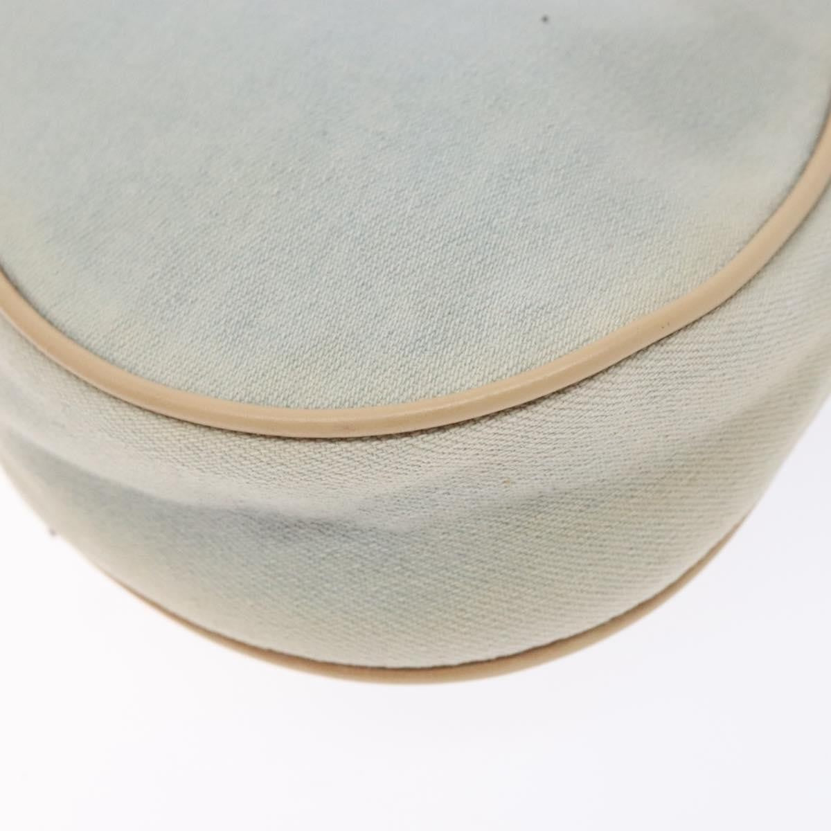 Christian Dior Vintage Saddle Bag Denim, BLUE, DENIM_JEANS, Shoulder bag