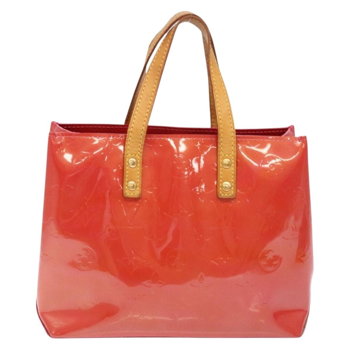 Louis Vuitton Reade Handbag Monogram Vernis, PINK, PATENT_LEATHER, Handbag
