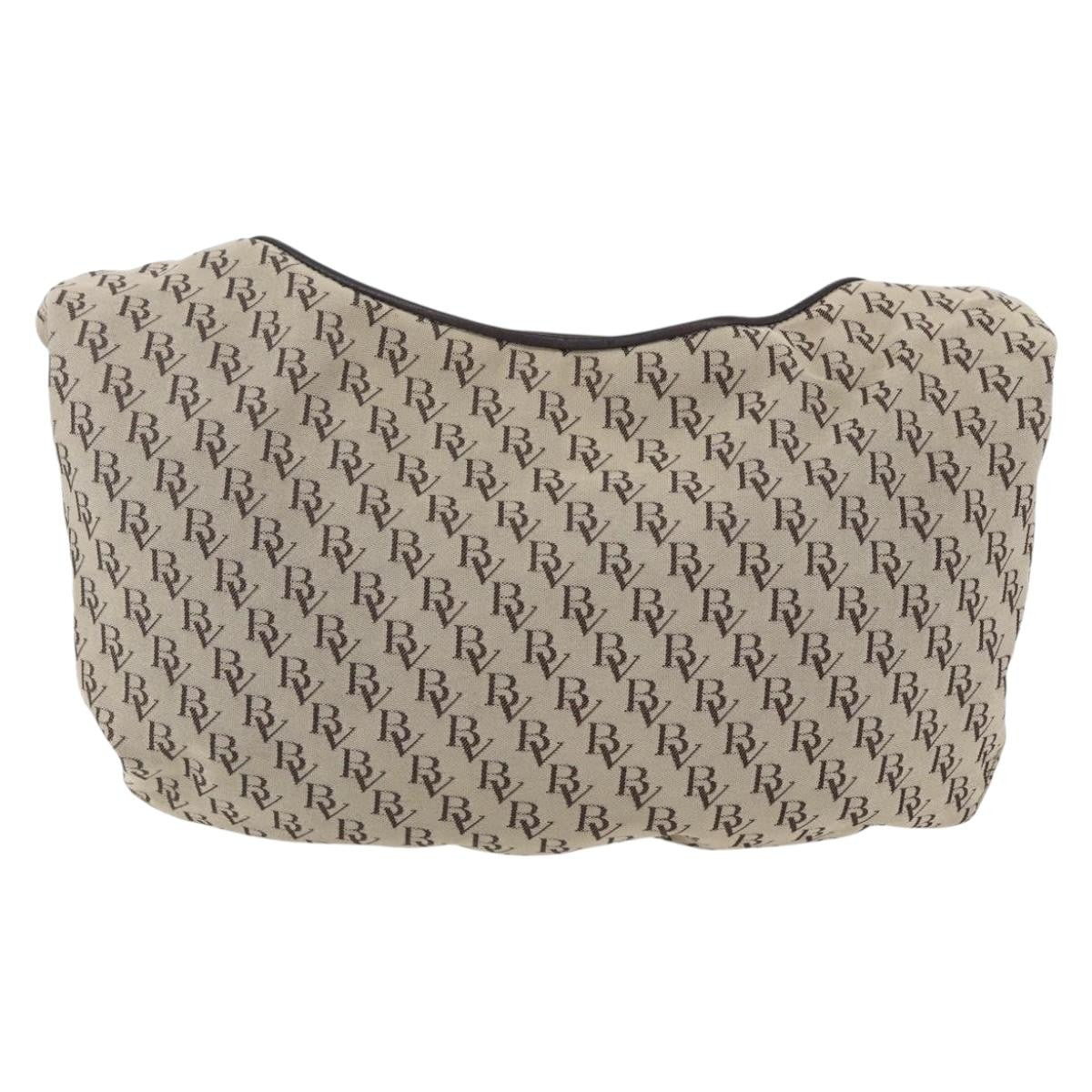 Bottega Veneta Vintage Shoulder Bag Canvas, BEIGE, CANVAS, Shoulder bag