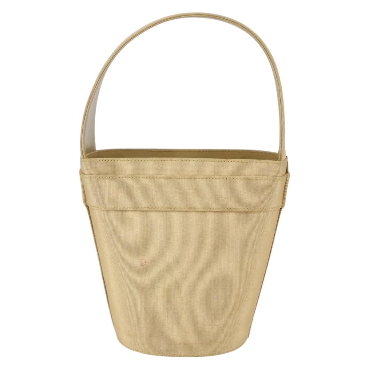 Salvatore Ferragamo Vala Handbag Canvas, YELLOW, CANVAS, Handbag