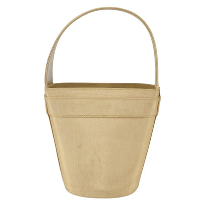 Salvatore Ferragamo Vala Handbag Canvas, YELLOW, CANVAS, Handbag