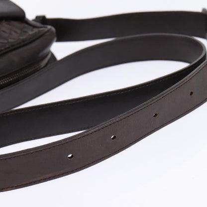 Bottega Veneta Front Pocket Messenger Bag Intrecciato Nappa, BROWN, LEATHER, Crossbody bag