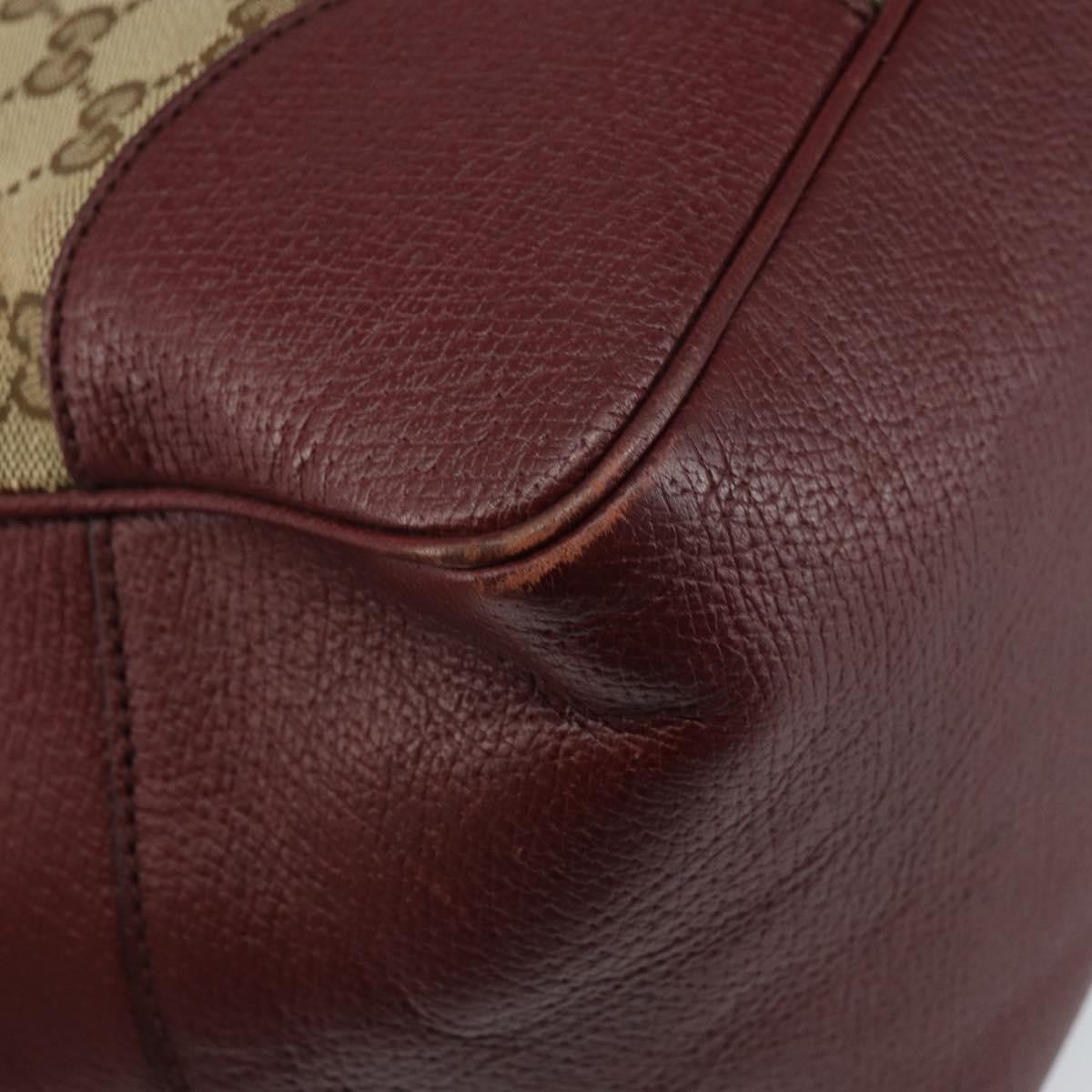 Gucci Bree Tote GG Canvas with Leather, BEIGE, CANVAS, Tote bag