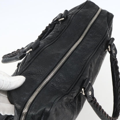 Balenciaga Classic Studs Briefcase Leather, BLACK, LEATHER, Briefcase