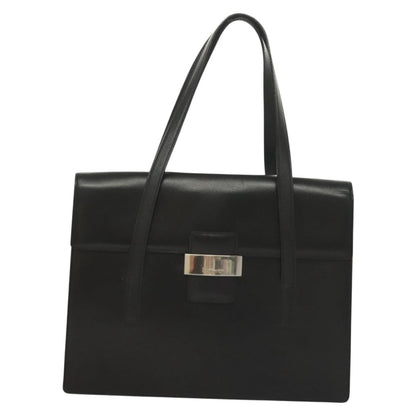 Burberry Vintage Handbag Leather, BLACK, LEATHER, Handbag