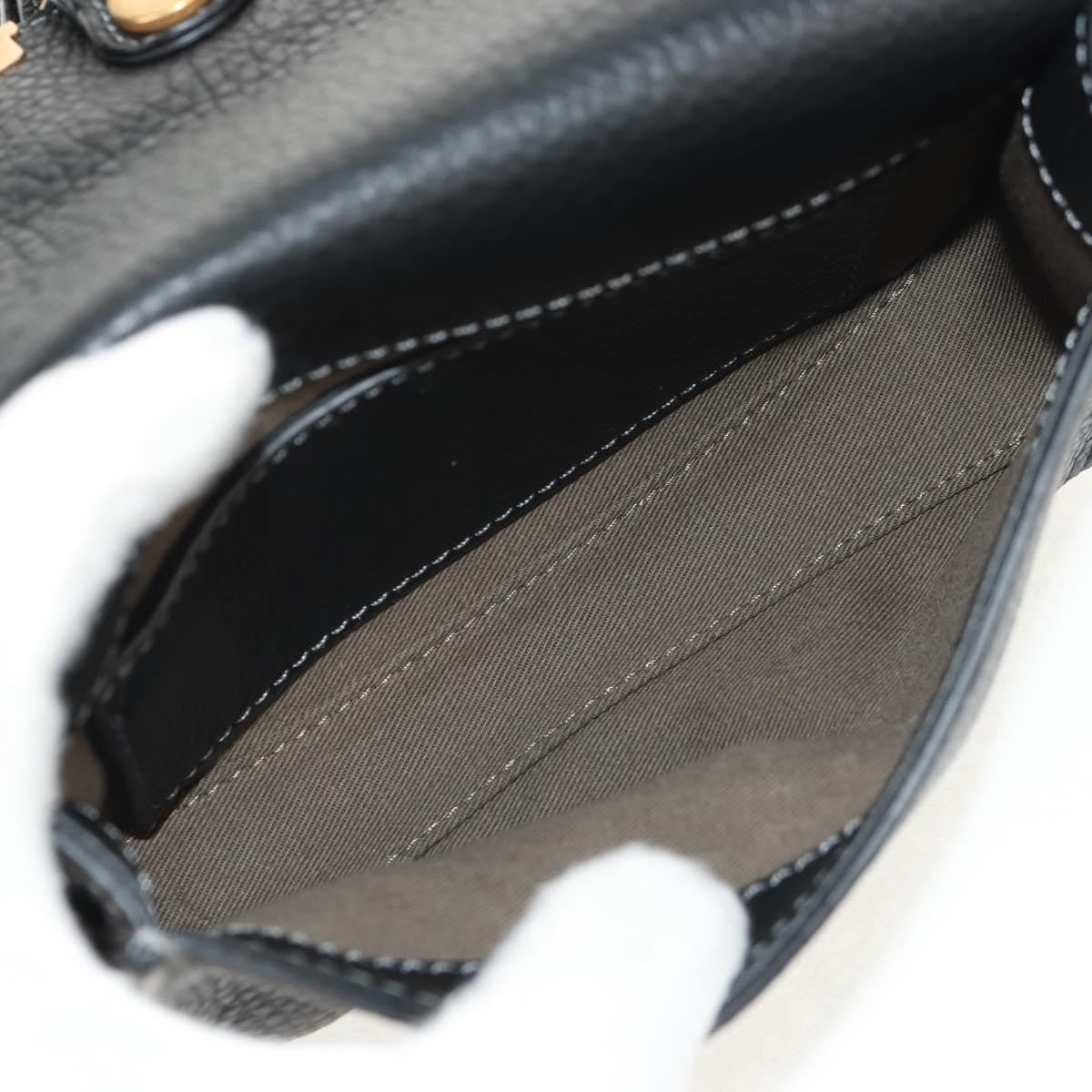 Chloe Marcie Belt Bag Leather, BLACK, LEATHER, Shoulder bag