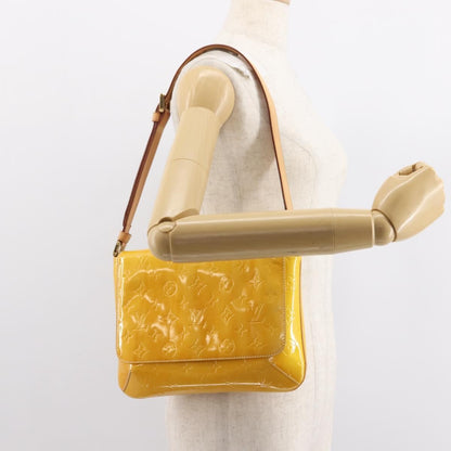 Louis Vuitton Thompson Street Handbag Monogram Vernis, YELLOW, PATENT_LEATHER, Shoulder bag