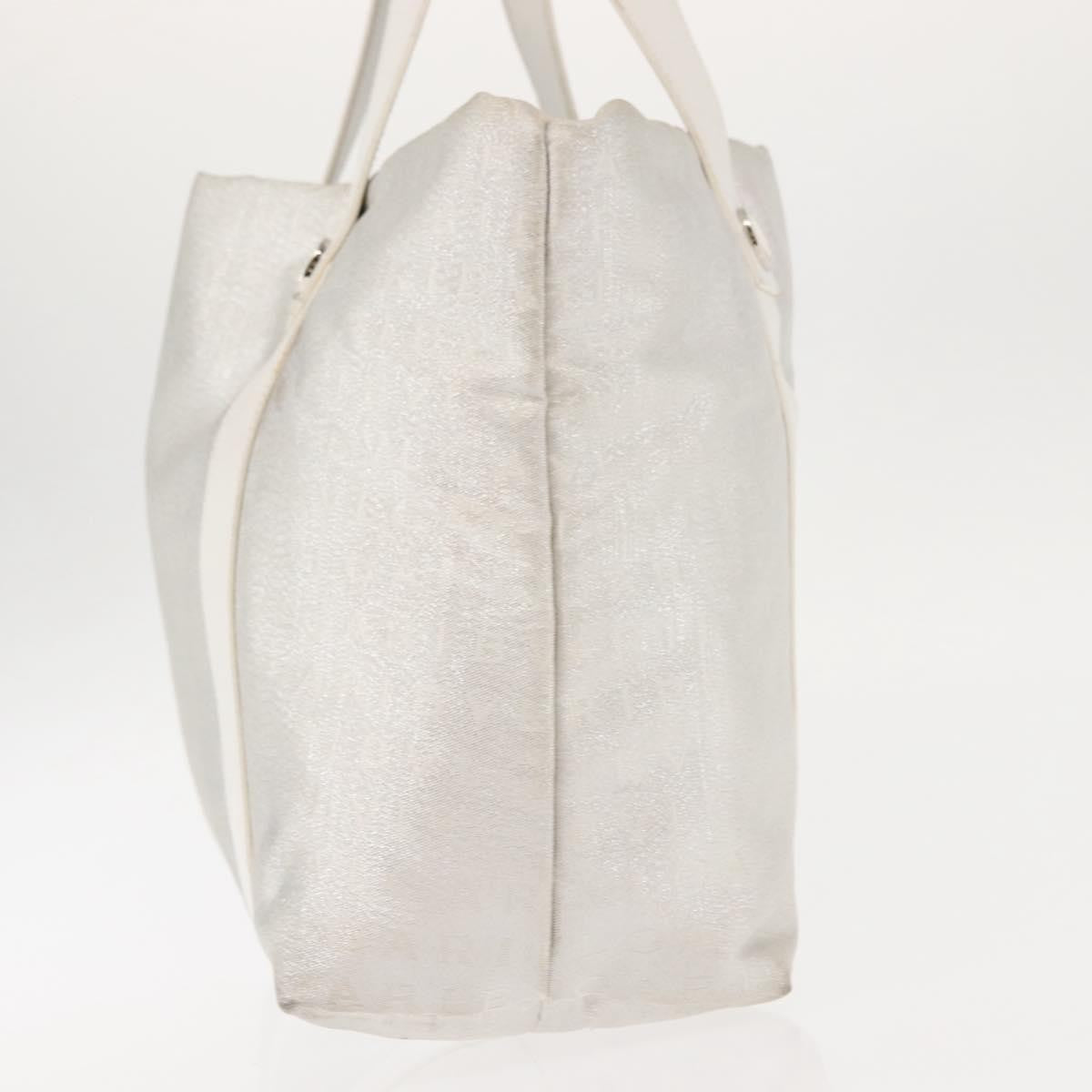 Bvlgari Logomania Tote bag Canvas, SILVER, CANVAS, Tote bag