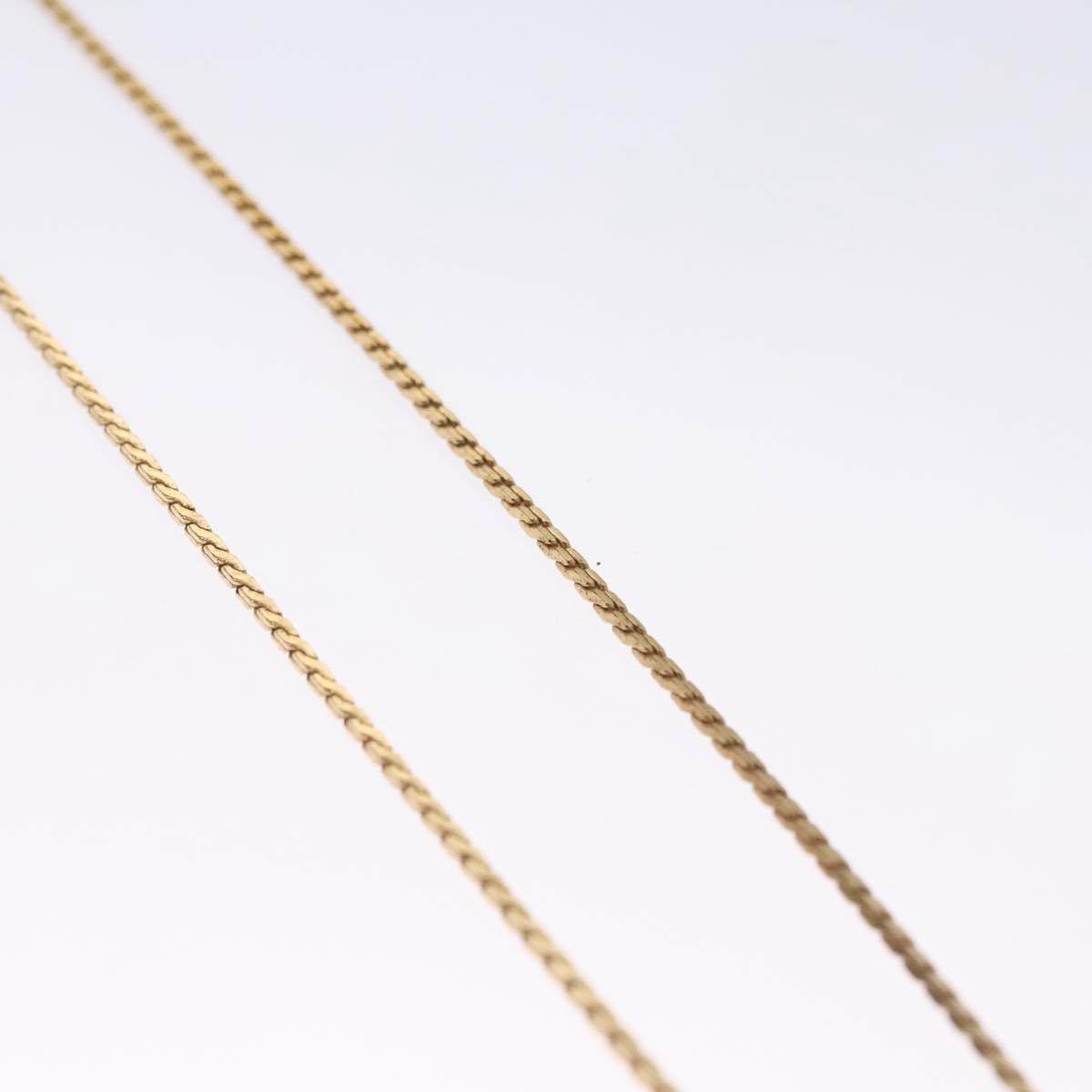 Christian Dior CD Pendant Necklace Metal, GOLD, METAL, Necklace