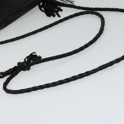 Prada Fringe Flap Crossbody Bag Leather, BLACK, LEATHER, Shoulder bag