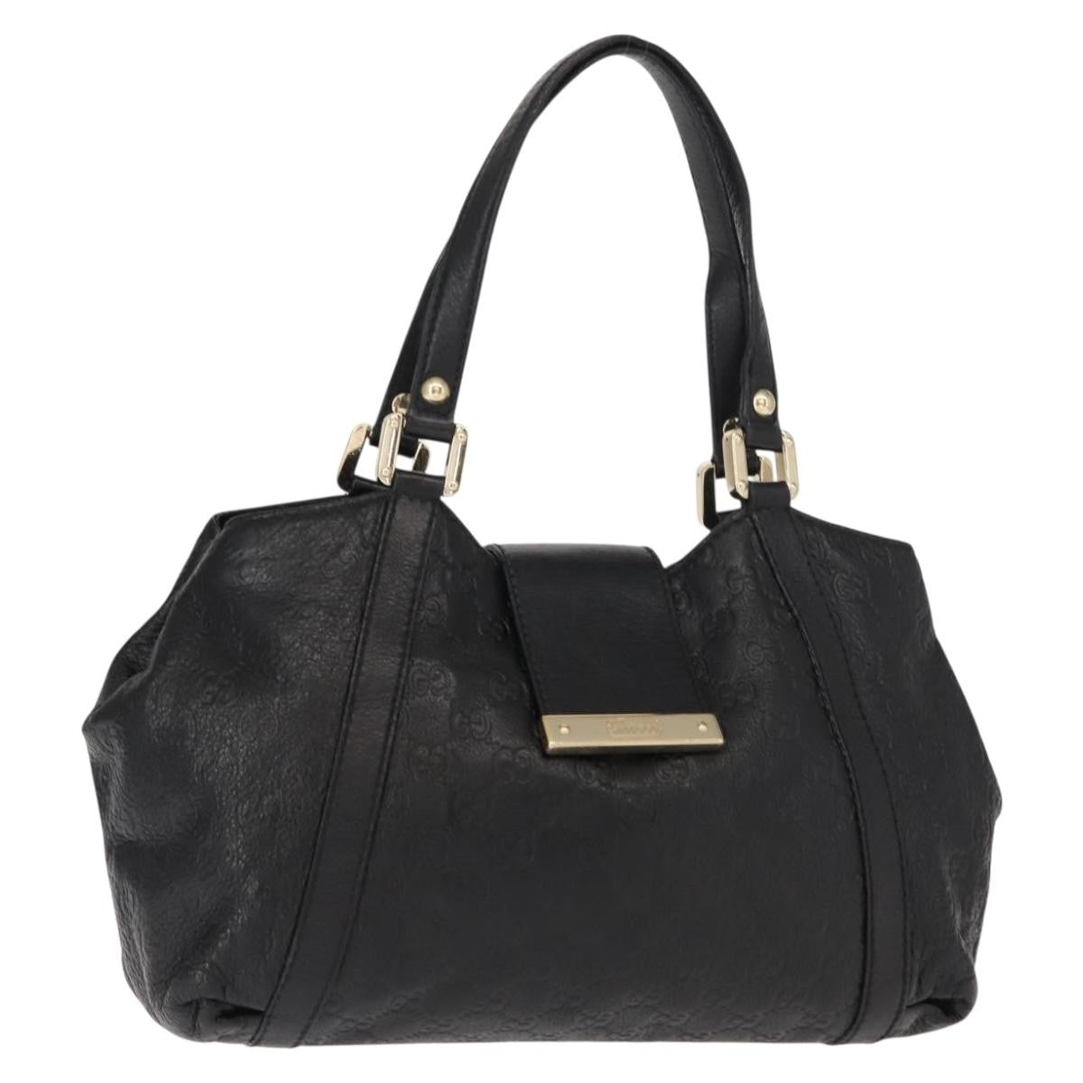 Gucci New Ladies Web Hobo Guccissima Leather, BLACK, LEATHER, Handbag