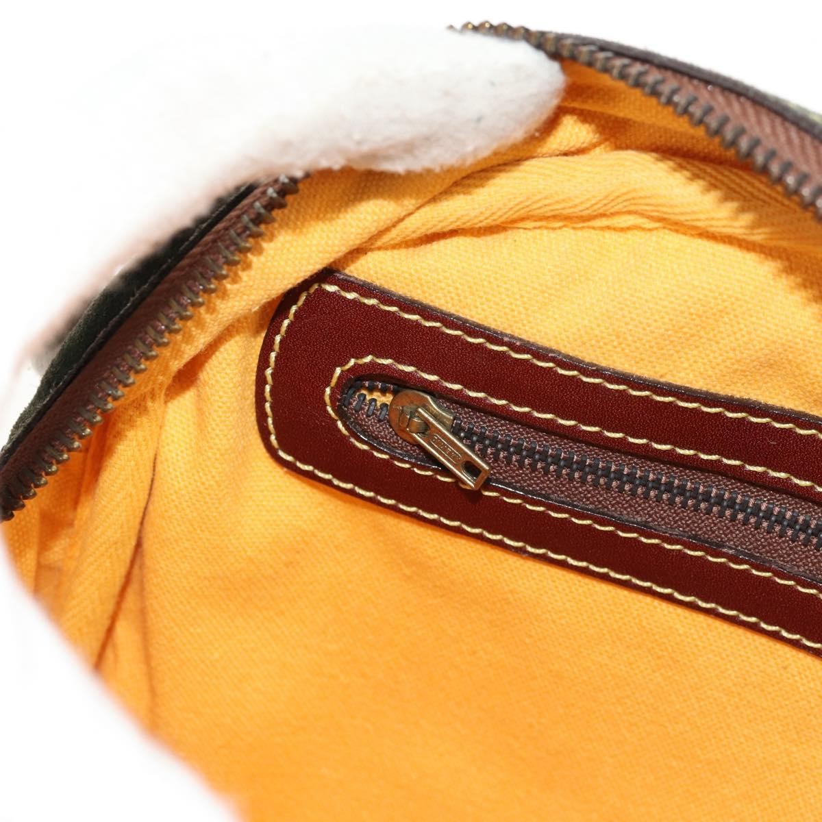 Loewe Anagram Shoulder Bag Suede, BROWN, SUEDE, Shoulder bag