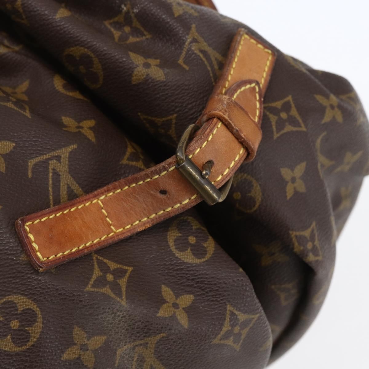 Louis Vuitton Saumur Handbag Monogram Canvas, BROWN, CANVAS, Shoulder bag