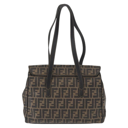 Fendi Zucca Tote bag Canvas, BROWN, PVC, Tote bag