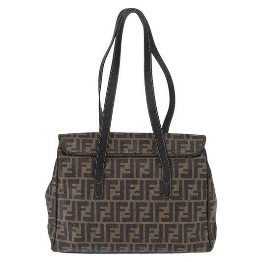 Fendi Zucca Tote bag Canvas, BROWN, PVC, Tote bag