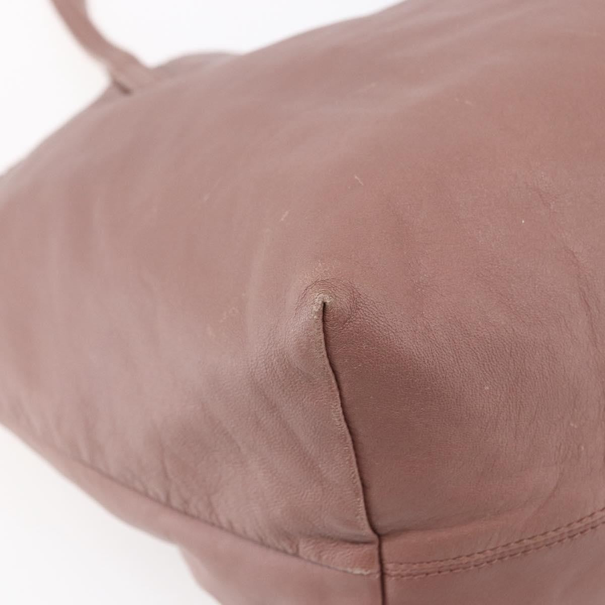 Loewe Vintage Anagram Tote Leather, PINK, LEATHER, Tote bag