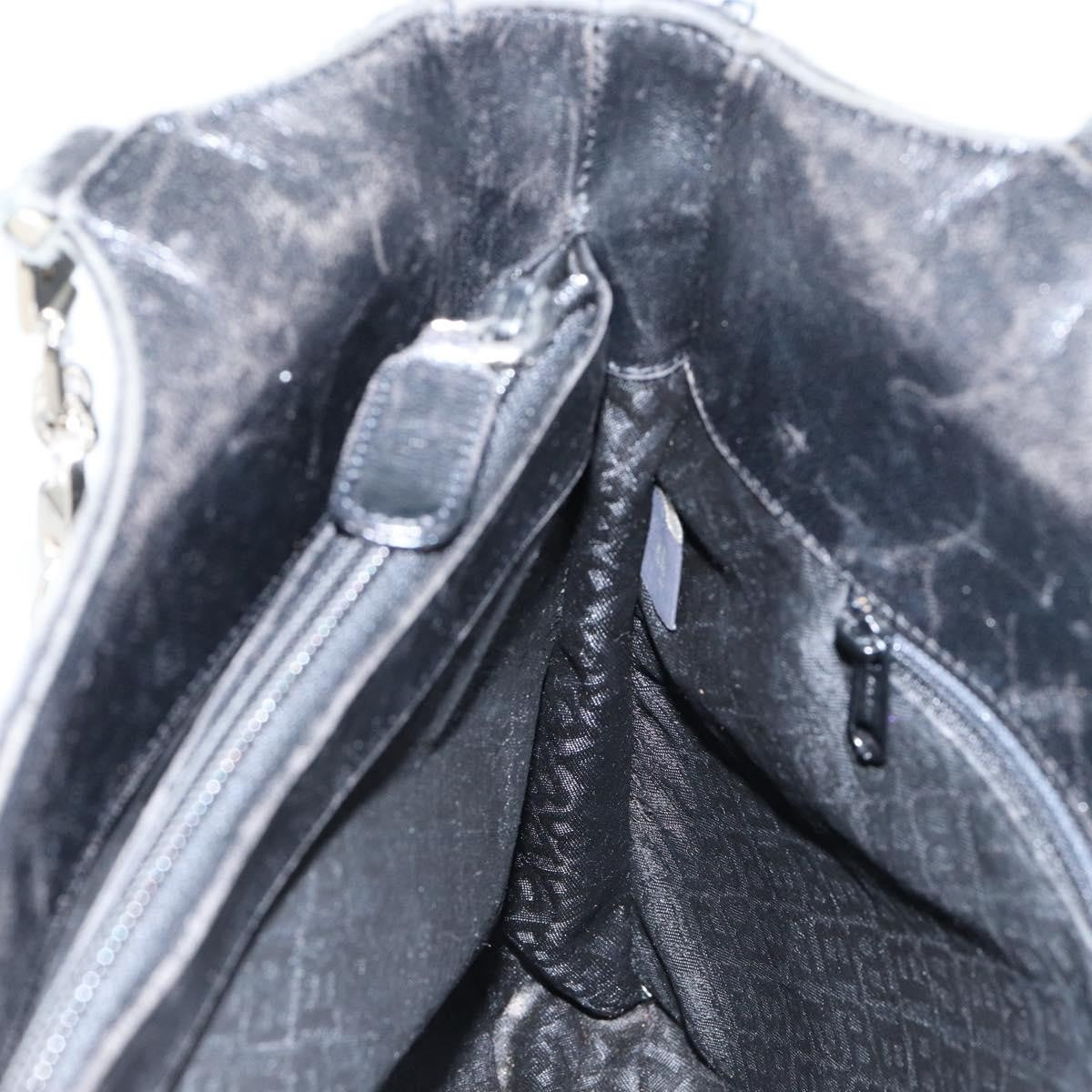 Bally Vintage Handbag Leather, BLACK, LEATHER, Handbag