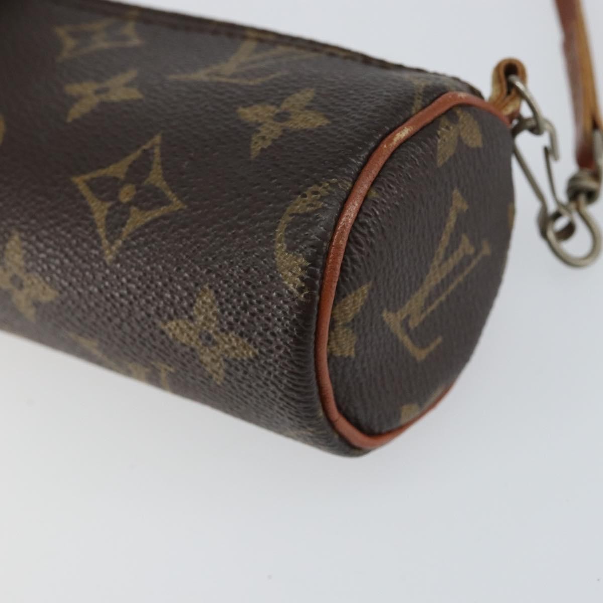 Louis Vuitton Papillon Pochette Monogram Canvas, BROWN, CANVAS, Clutche & pouche
