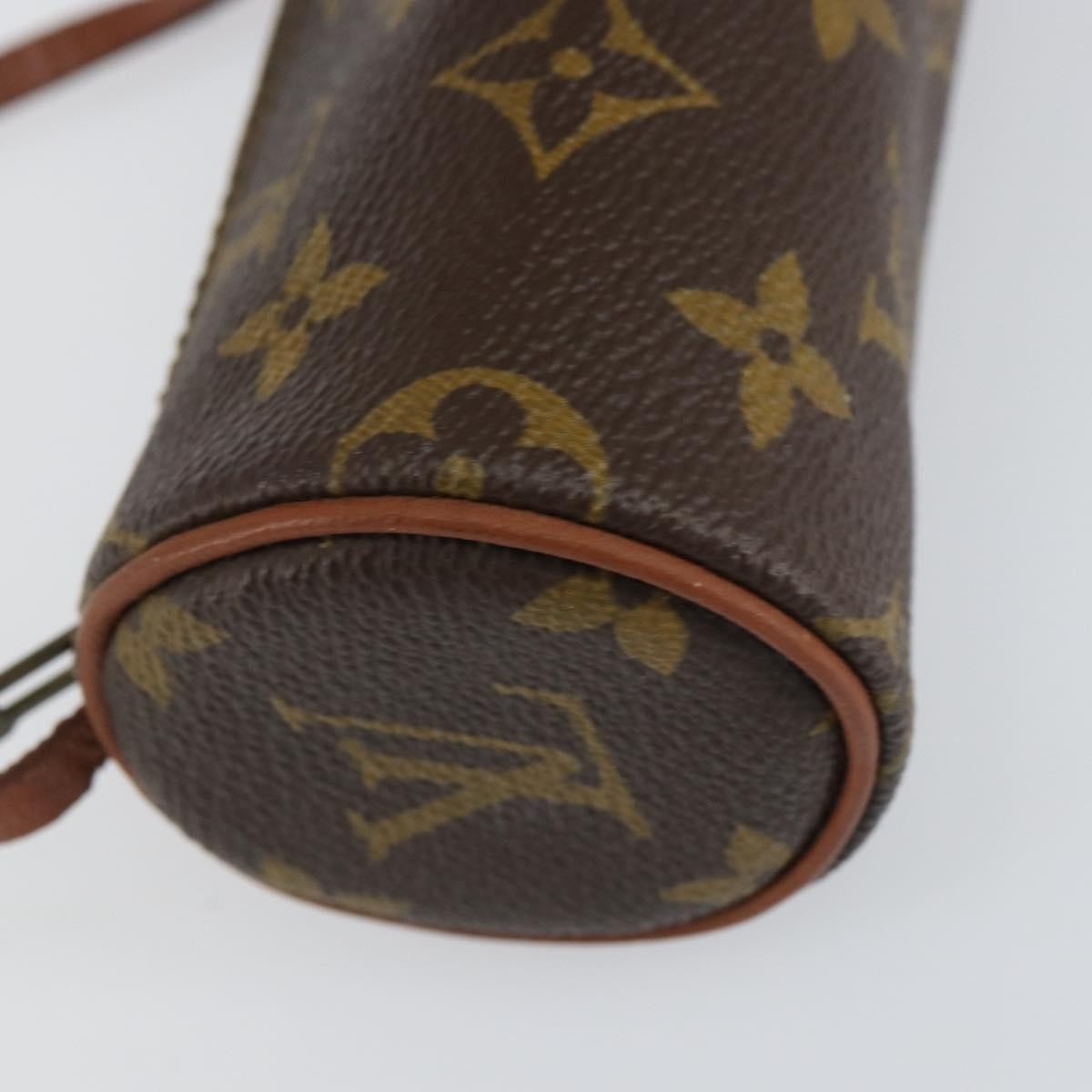 Louis Vuitton Papillon Pochette Monogram Canvas, BROWN, CANVAS, Clutche & pouche