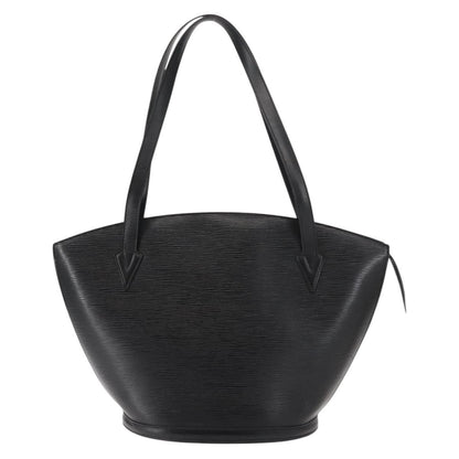 Louis Vuitton Saint Jacques Handbag Epi Leather, BLACK, LEATHER, Shoulder bag
