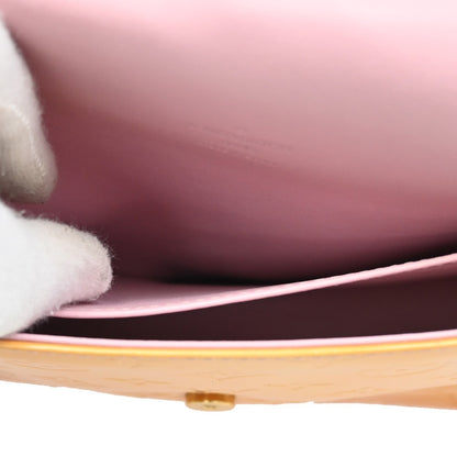 Louis Vuitton Thompson Street Handbag Monogram Vernis, YELLOW, PATENT_LEATHER, Shoulder bag