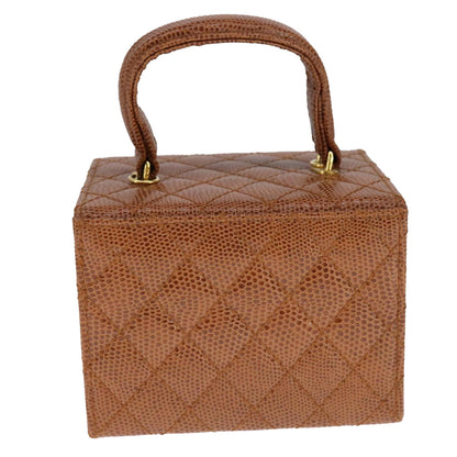 Fendi Vanity Clutch Leather, BROWN, LEATHER, Handbag