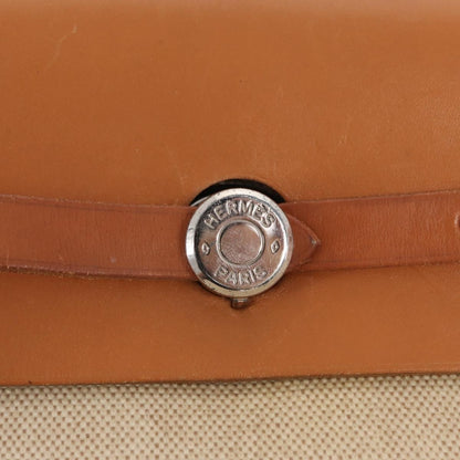 Hermes Herbag A Dos Backpack Toile, BEIGE, CANVAS, Backpack