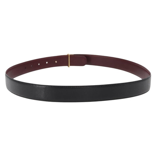 Chanel CC Belt Leather, BLACK, LEATHER, Belts