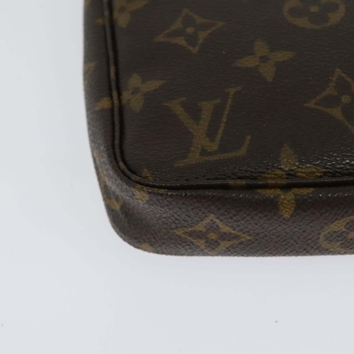 Louis Vuitton Pochette Accessoires NM Monogram Canvas, BROWN, CANVAS, Clutche & pouche