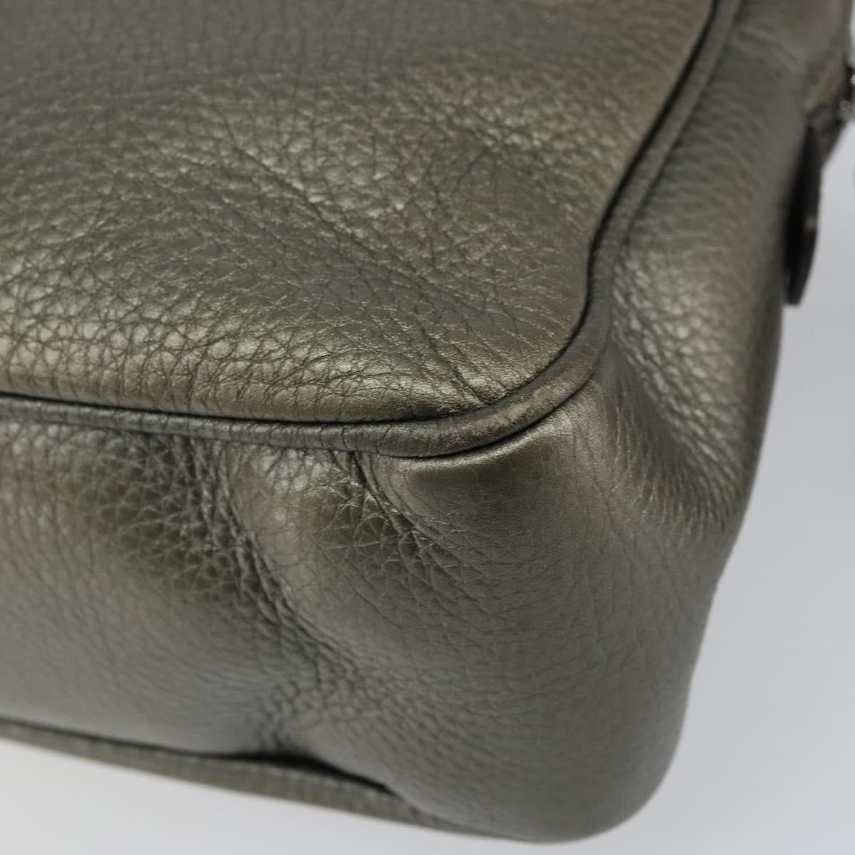 Gucci Soho Chain Zip Shoulder Bag Leather, GOLD, LEATHER, Shoulder bag