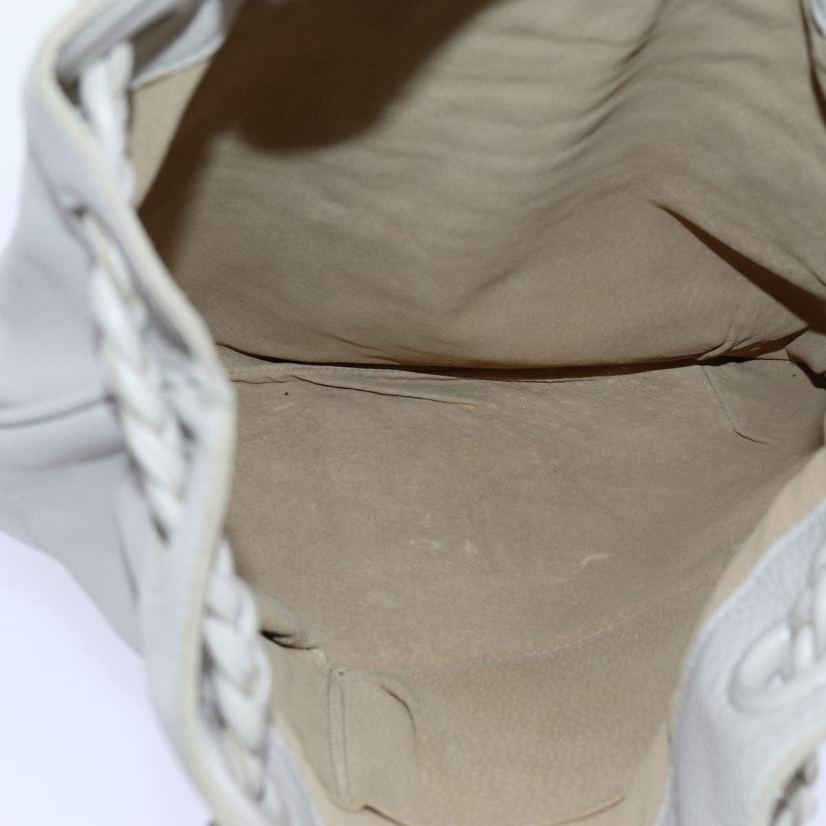 Bottega Veneta Julie Tote Leather, WHITE, LEATHER, Tote bag