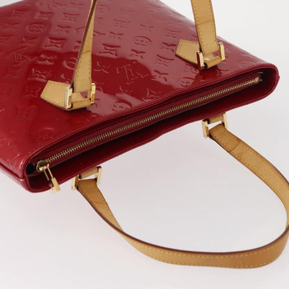 Louis Vuitton Houston Handbag Monogram Vernis, RED, PATENT_LEATHER, Handbag