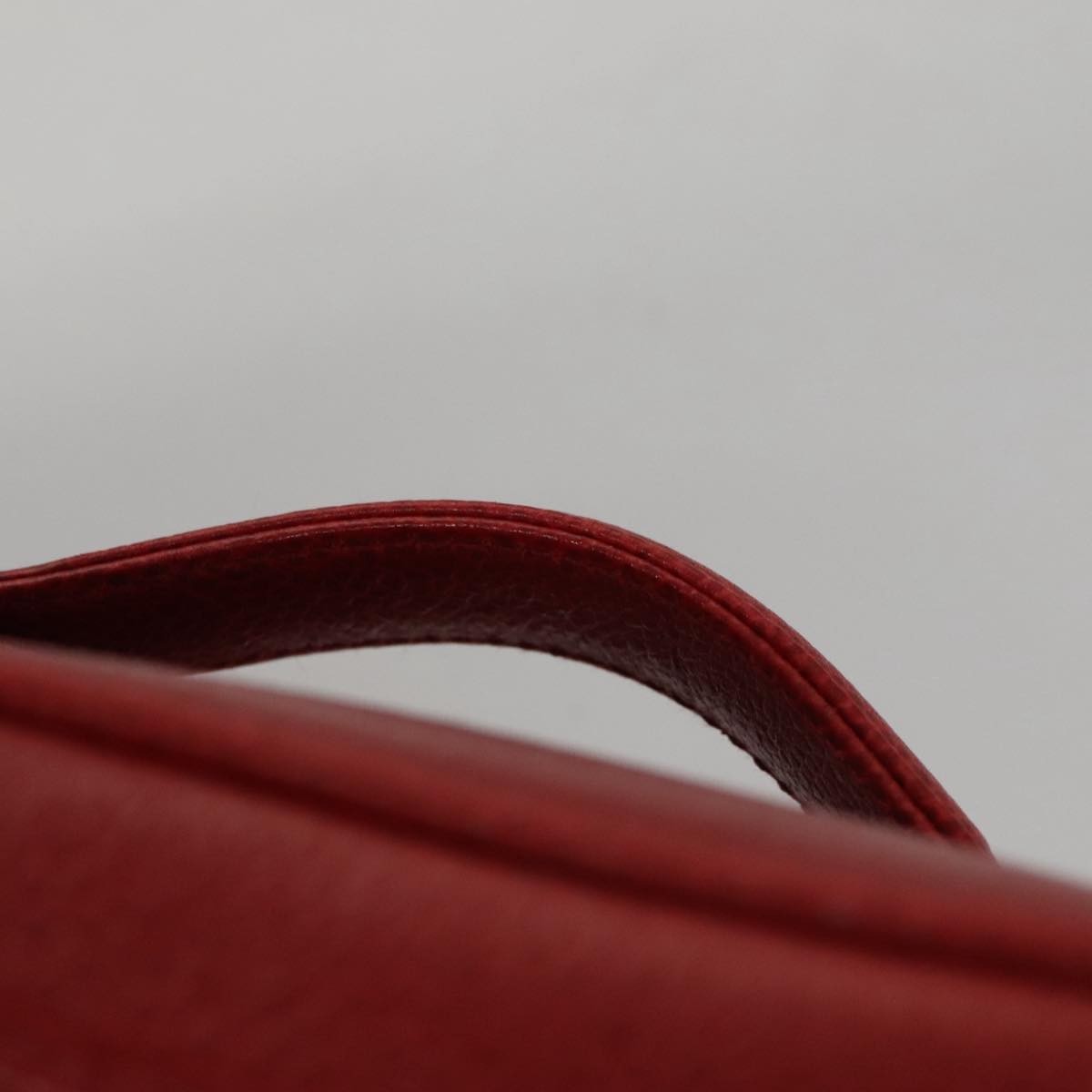 Chanel Vintage Timeless Cosmetic Case Caviar, RED, LEATHER, Clutche & pouche