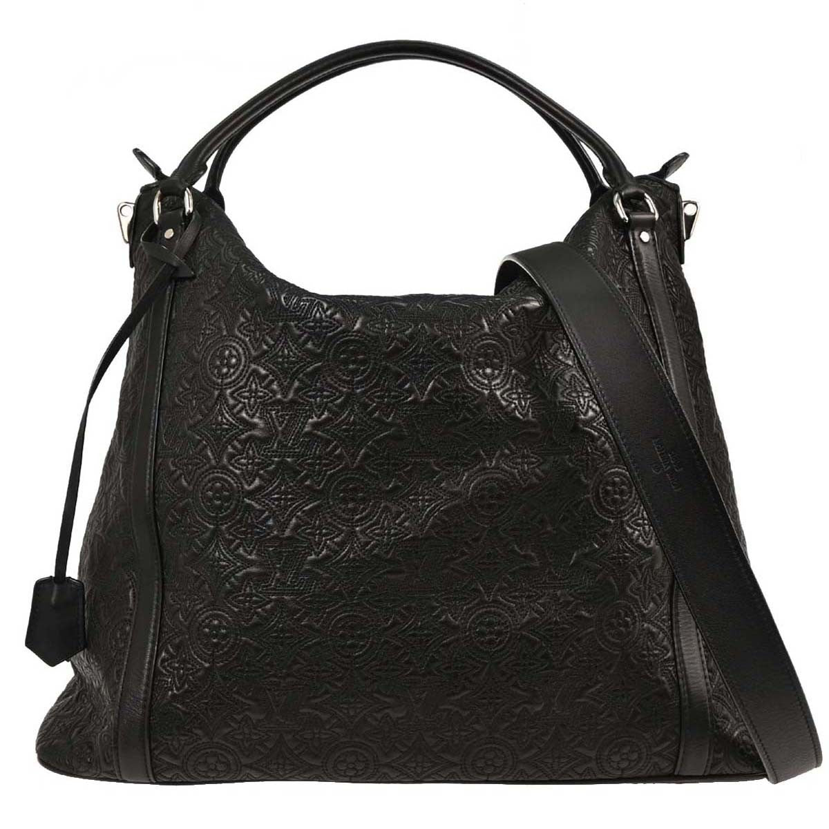 Louis Vuitton Antheia Ixia Handbag Leather, BLACK, LEATHER, Handbag