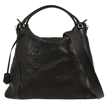 Louis Vuitton Antheia Ixia Handbag Leather, BLACK, LEATHER, Handbag
