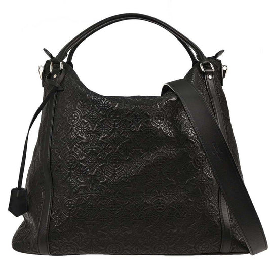 Louis Vuitton Antheia Ixia Handbag Leather, BLACK, LEATHER, Handbag