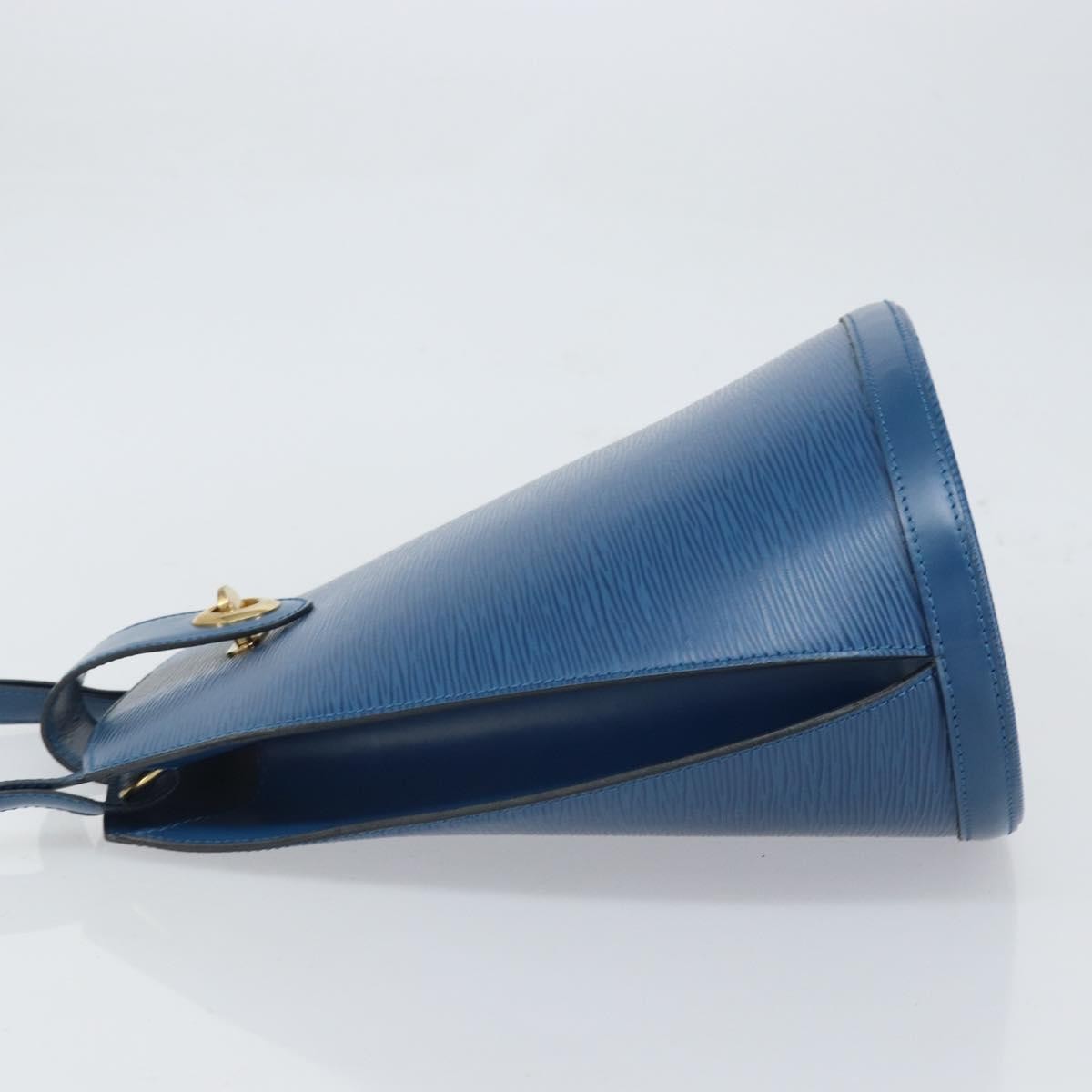 Louis Vuitton Cluny Shoulder Bag Epi Leather, BLUE, LEATHER, Shoulder bag