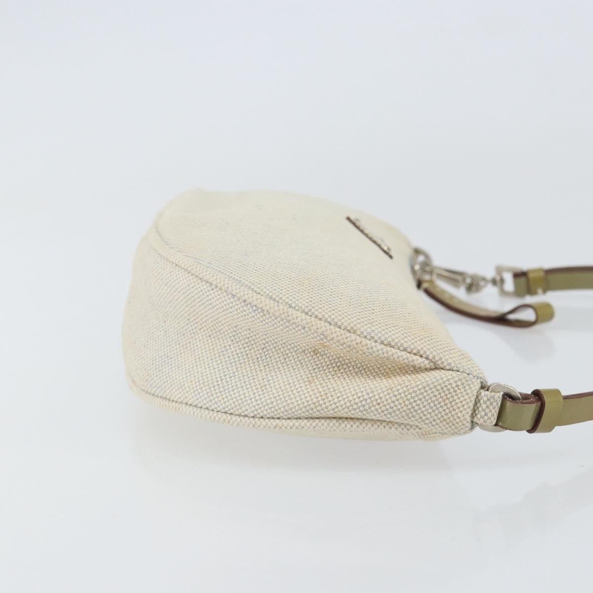 Prada Vintage Pouch Canvas, GRAY, CANVAS, Clutche & pouche