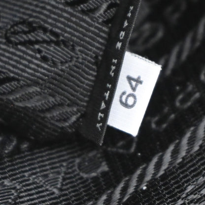 Prada Embossed Logo Convertible Open Tote Vitello Daino, BLACK, LEATHER, Tote bag