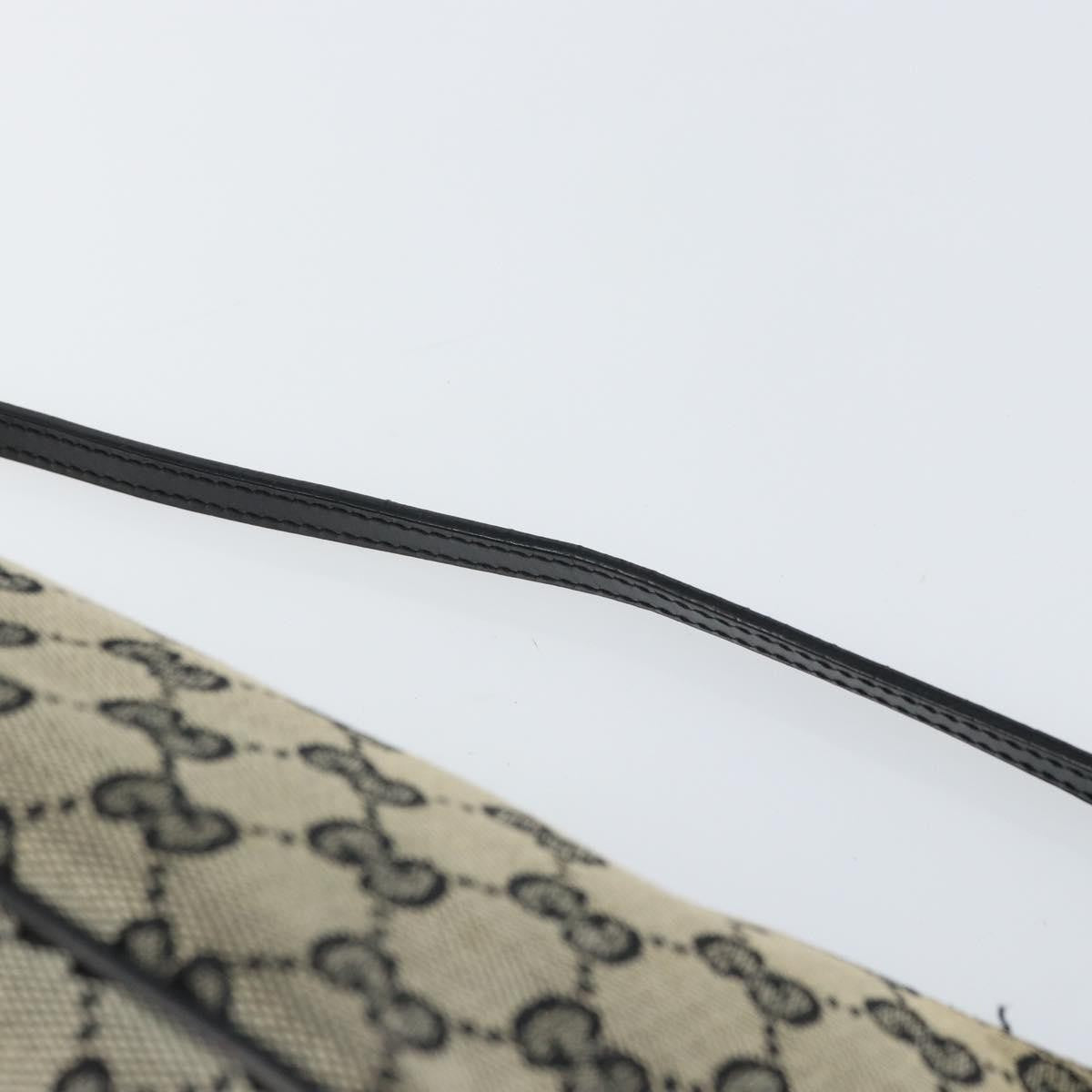 Gucci Vintage Boat Pochette GG Canvas, BLACK, CANVAS, Clutche & pouche