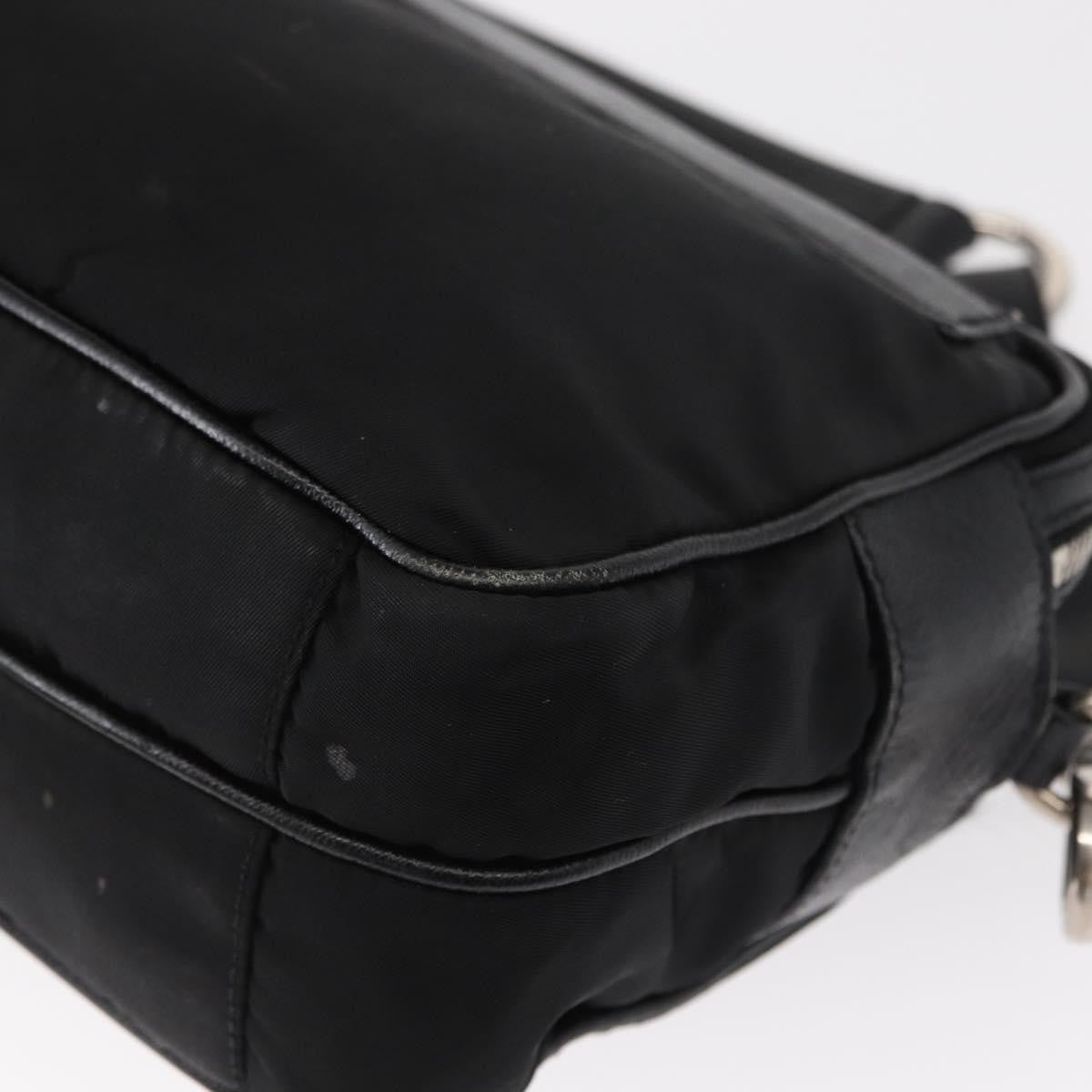 Prada Vintage Shoulder Bag Tessuto, BLACK, NYLON, Shoulder bag