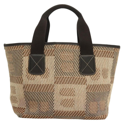 Bally Vintage Tote Bag Canvas, BROWN, CANVAS, Tote bag