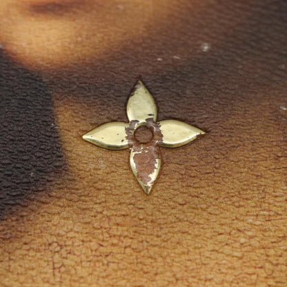 Louis Vuitton Pochette Clutch Limited Edition Jeff Koons Da Vinci Print Canvas, GREEN, PVC, Clutche & pouche