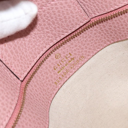 Gucci Swing Tote Leather, GRAY, LEATHER, Tote bag