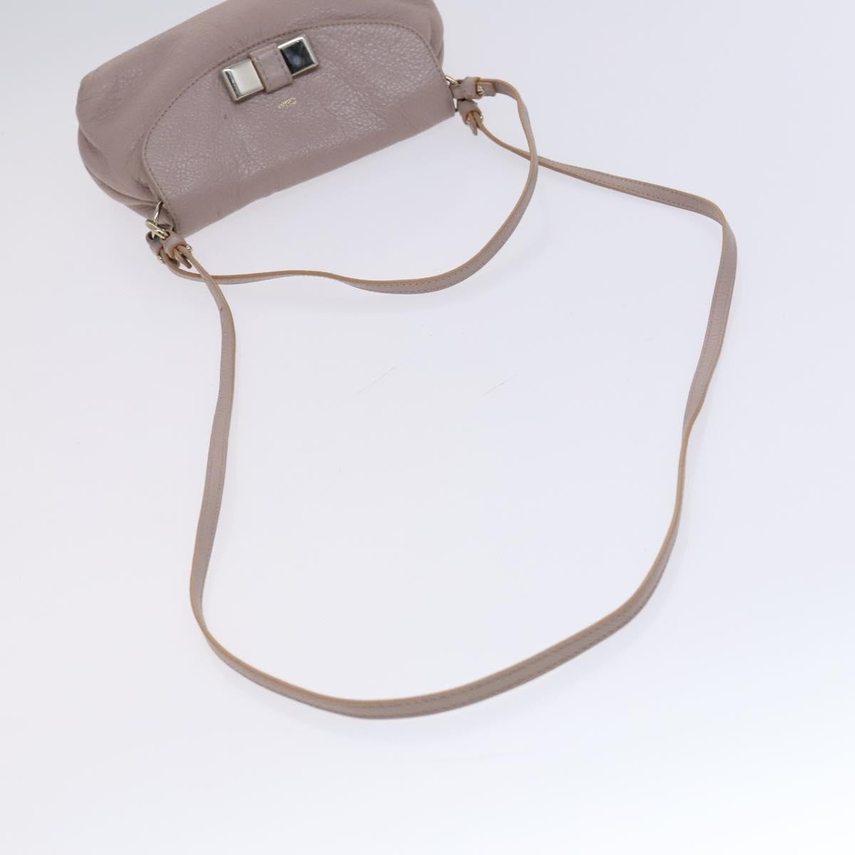 Chloe Lily Shoulder bag Leather, BEIGE, LEATHER, Shoulder bag