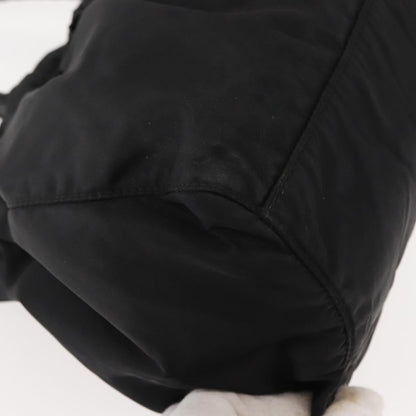 Prada Bow Convertible Tote Tessuto, BLACK, NYLON, Handbag