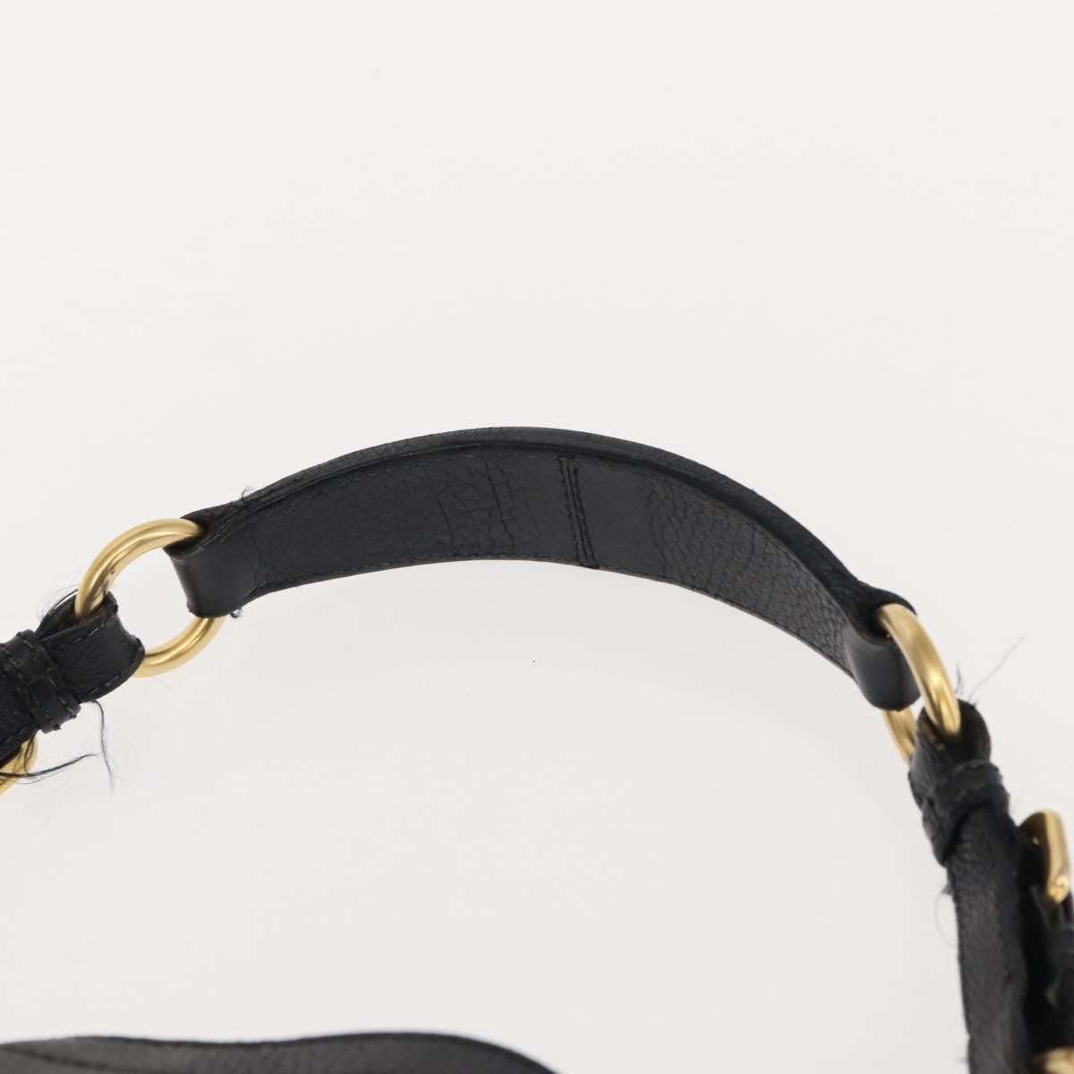 Prada Side Pocket Hobo Vitello Daino, BLACK, LEATHER, Shoulder bag