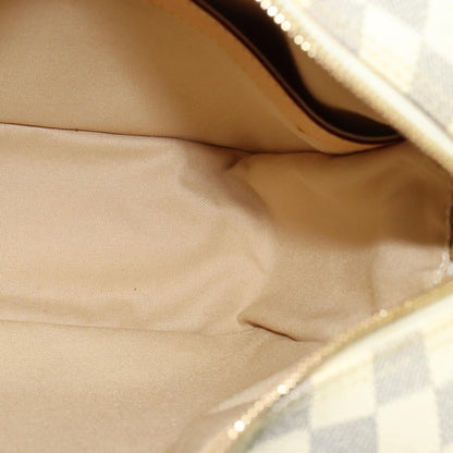 Louis Vuitton Naviglio Handbag Damier, WHITE, CANVAS, Shoulder bag